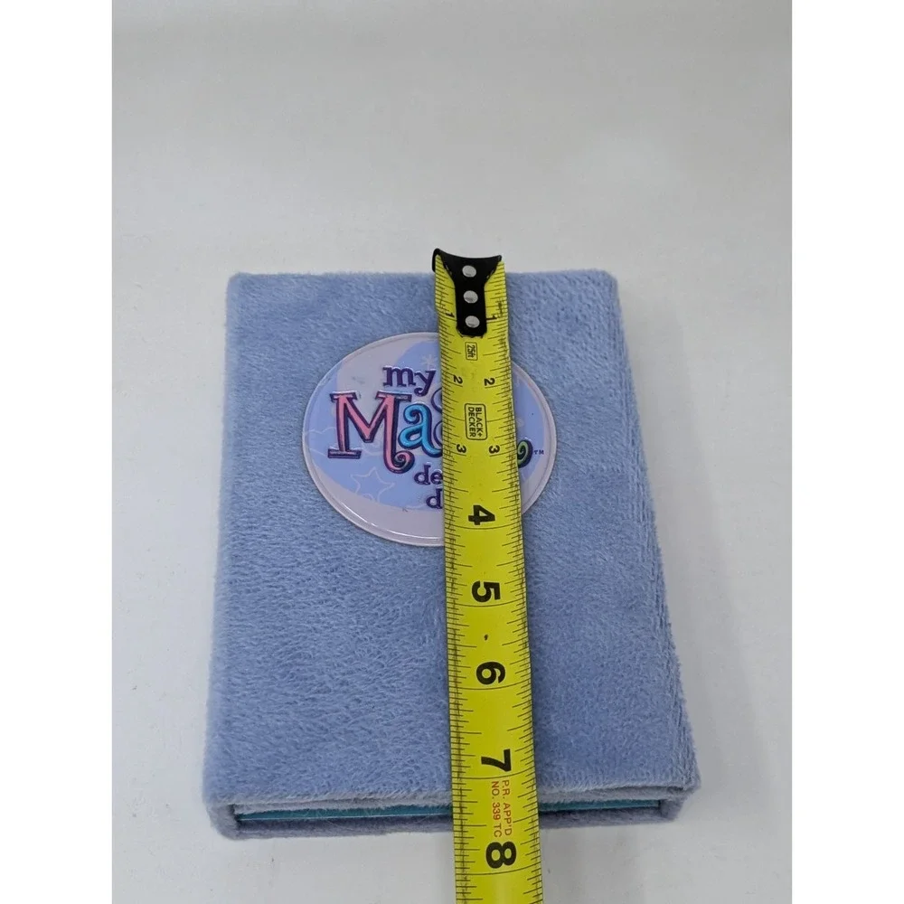 Vintage Y2K Fundex My Mash Destiny Diary Fuzzy Book Planner Dry Erase Blue Girls